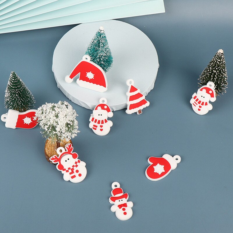 6/12Pcs Gingerbread Man Christmas Tree Ornaments Hanging Pendant Xmas Cute Funny Kid Gift Navidad 2022 Home New Year 2023 Decor